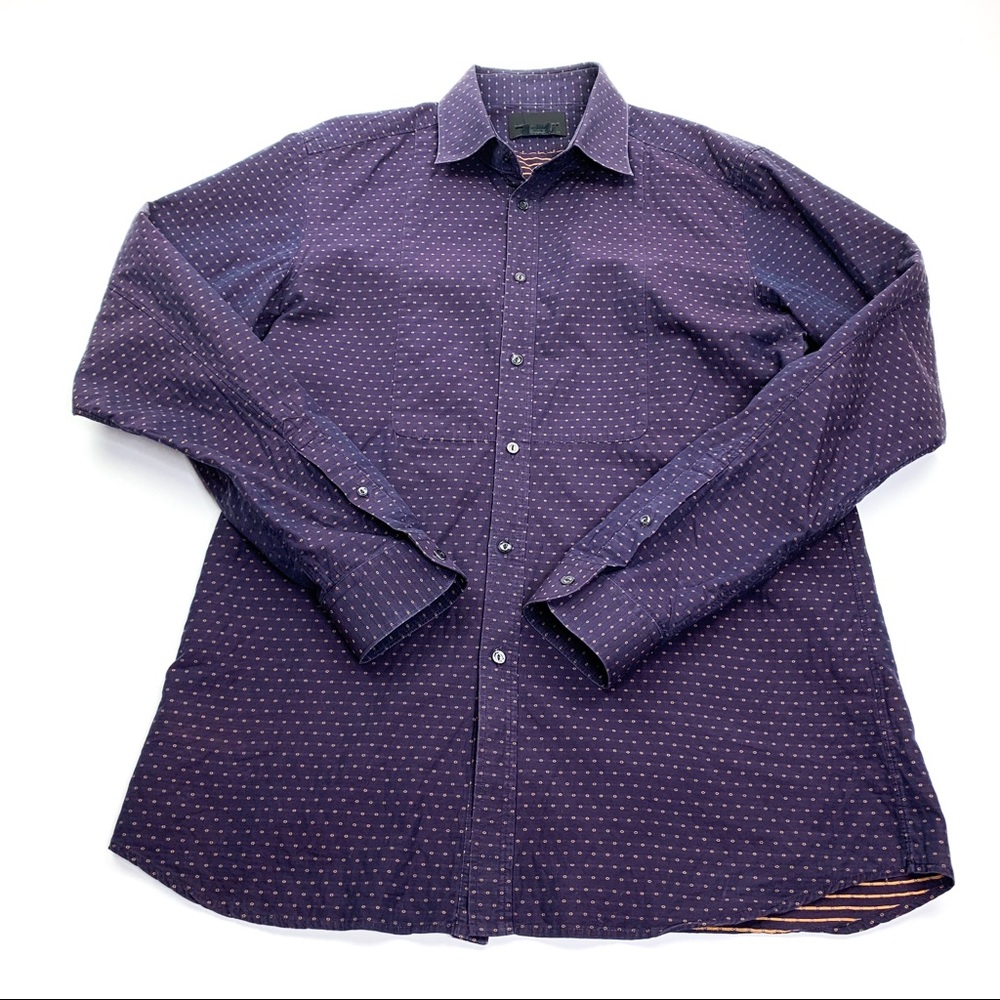 Diesel Black Gold Men’s Shirt Purple Size 52